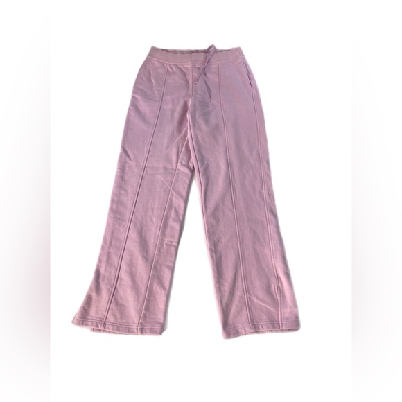Alo High waisted Free time straight leg sweatpants Sugarplum L - Picture 3 of 16